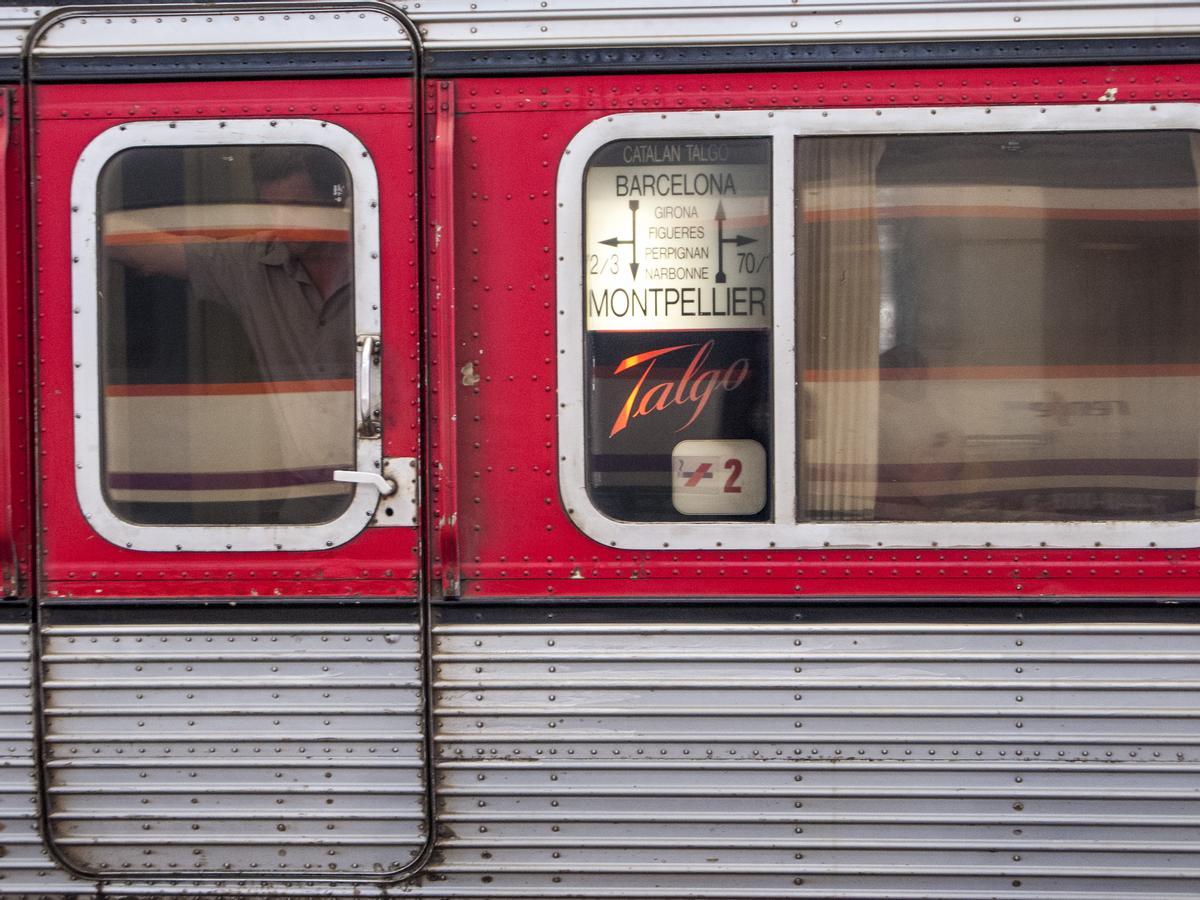 Imagen de archivo de un tren fabricado por Talgo