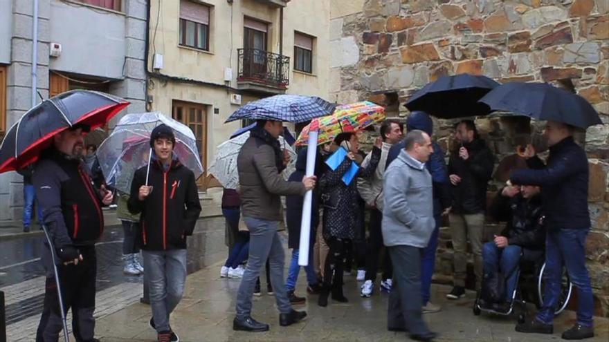 Manifestación contra la pederastia en Astorga