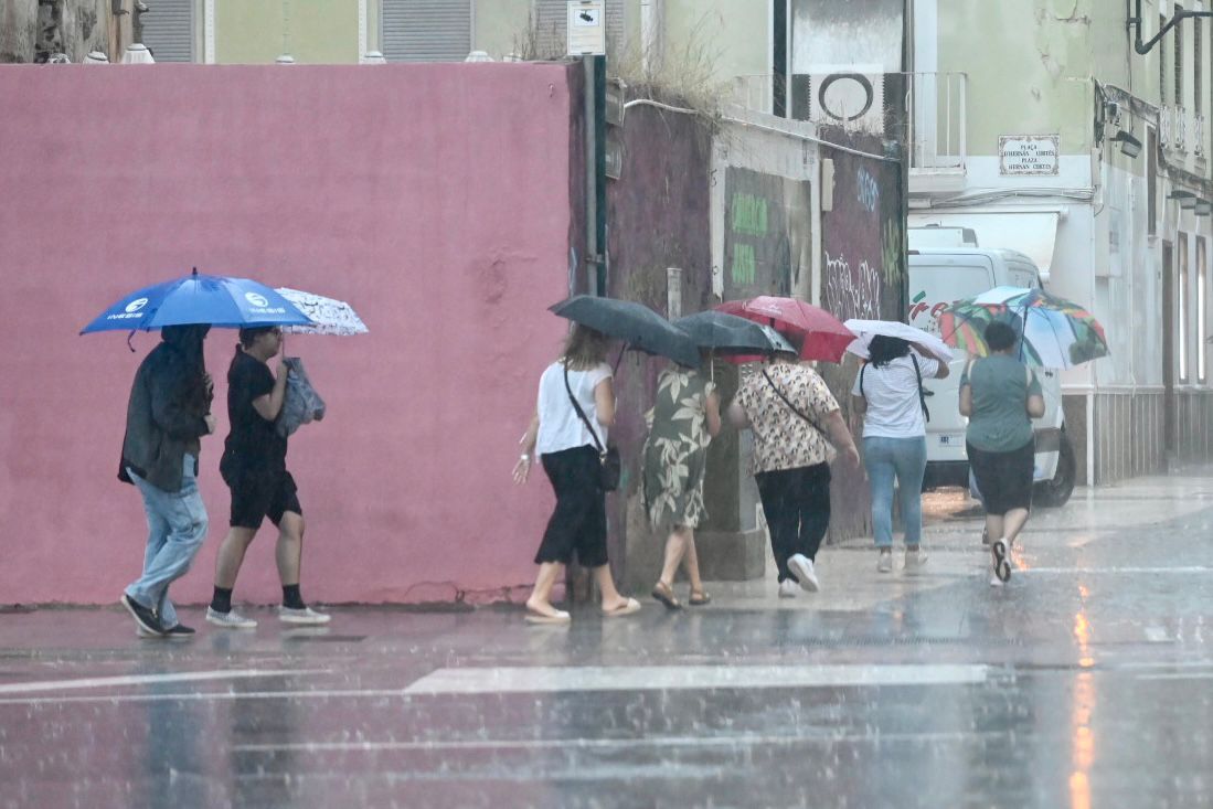 Galería: Castelló, de nuevo en alerta por la lluvia