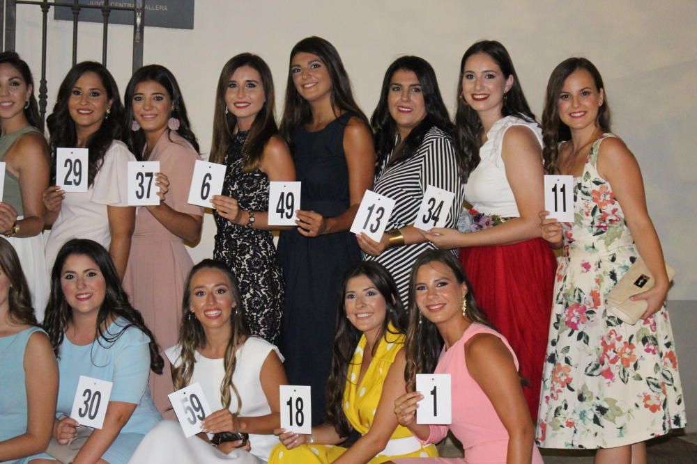 Los "numeros de la suerte" de las candidatas a fallera mayor de València