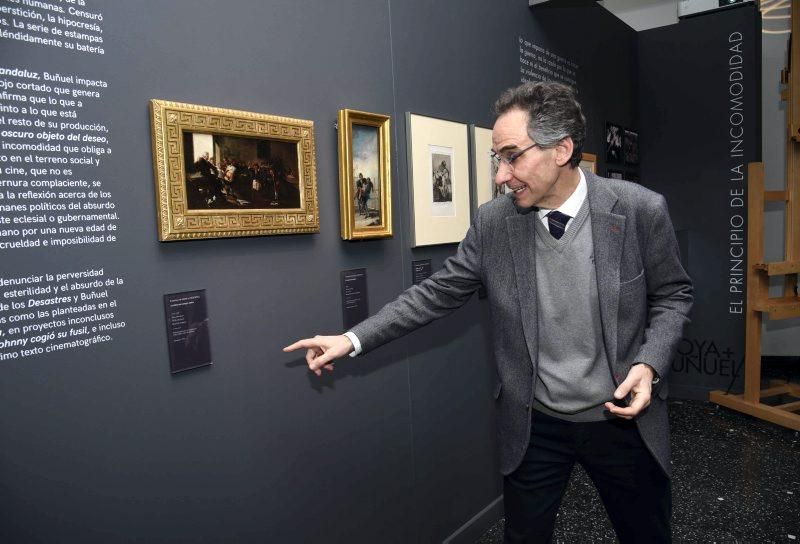 Presentación del primer autorretrato de Goya en su exposición con Buñuel en Madrid