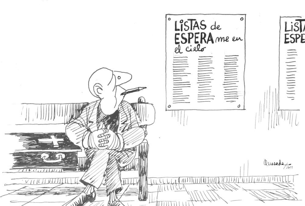 Los dibujos del ourensano Fernando Quesada han acompañado a los lectores de FARO durante muchos años