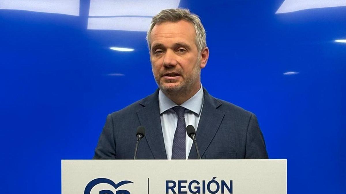 Joaquín Segado, vicesecretario de Comunicación del PP.