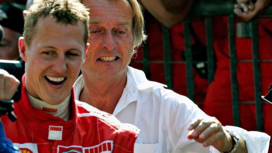 Schumacher y Montezemolo, en una imagen de archivo. // Efe
