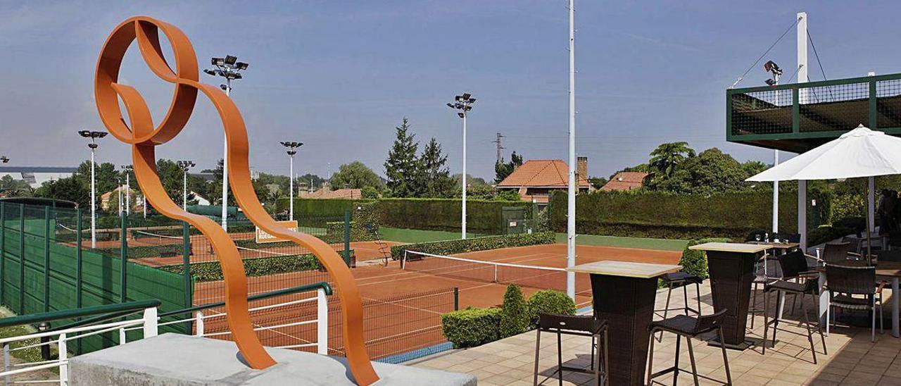 Instalaciones del Club de Tenis de Gijón.