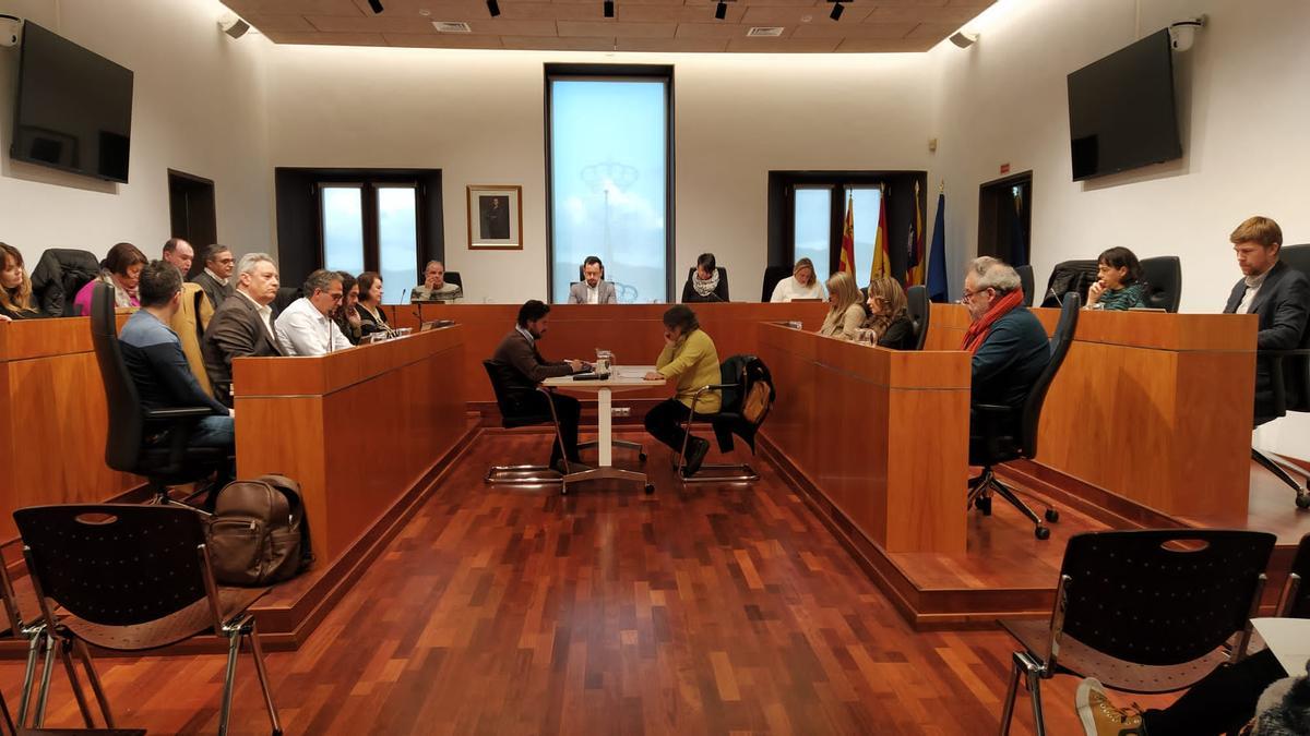 Imagen del Pleno del Ayuntamiento de Ibiza