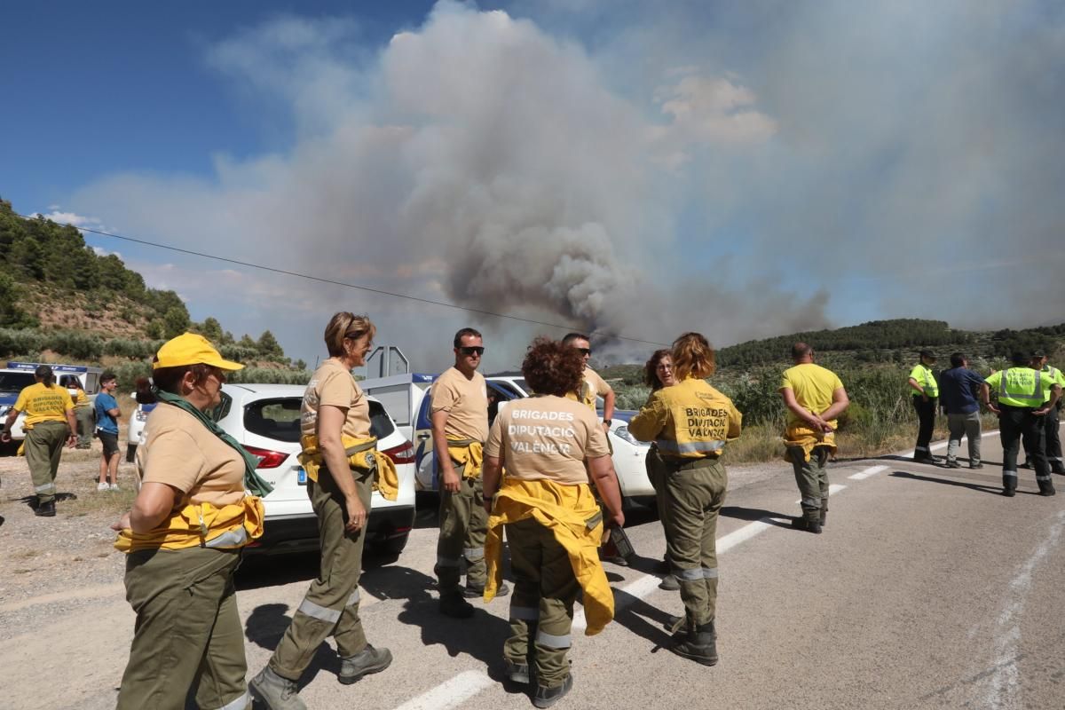 Incendio en la Serra Calderona