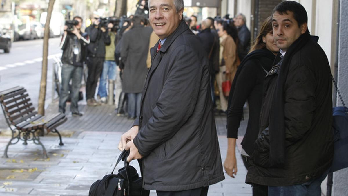 Pere Navarro a su llegada a la reunion del Consejo territorial del PSOE