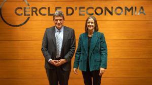Escrivá con Teresa Garcia-Milá