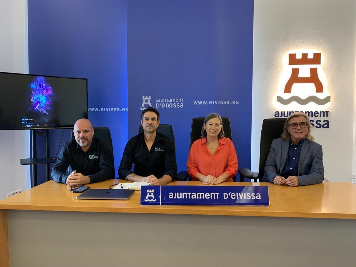 Presentación ayer del Ibiza Light Festival 2022