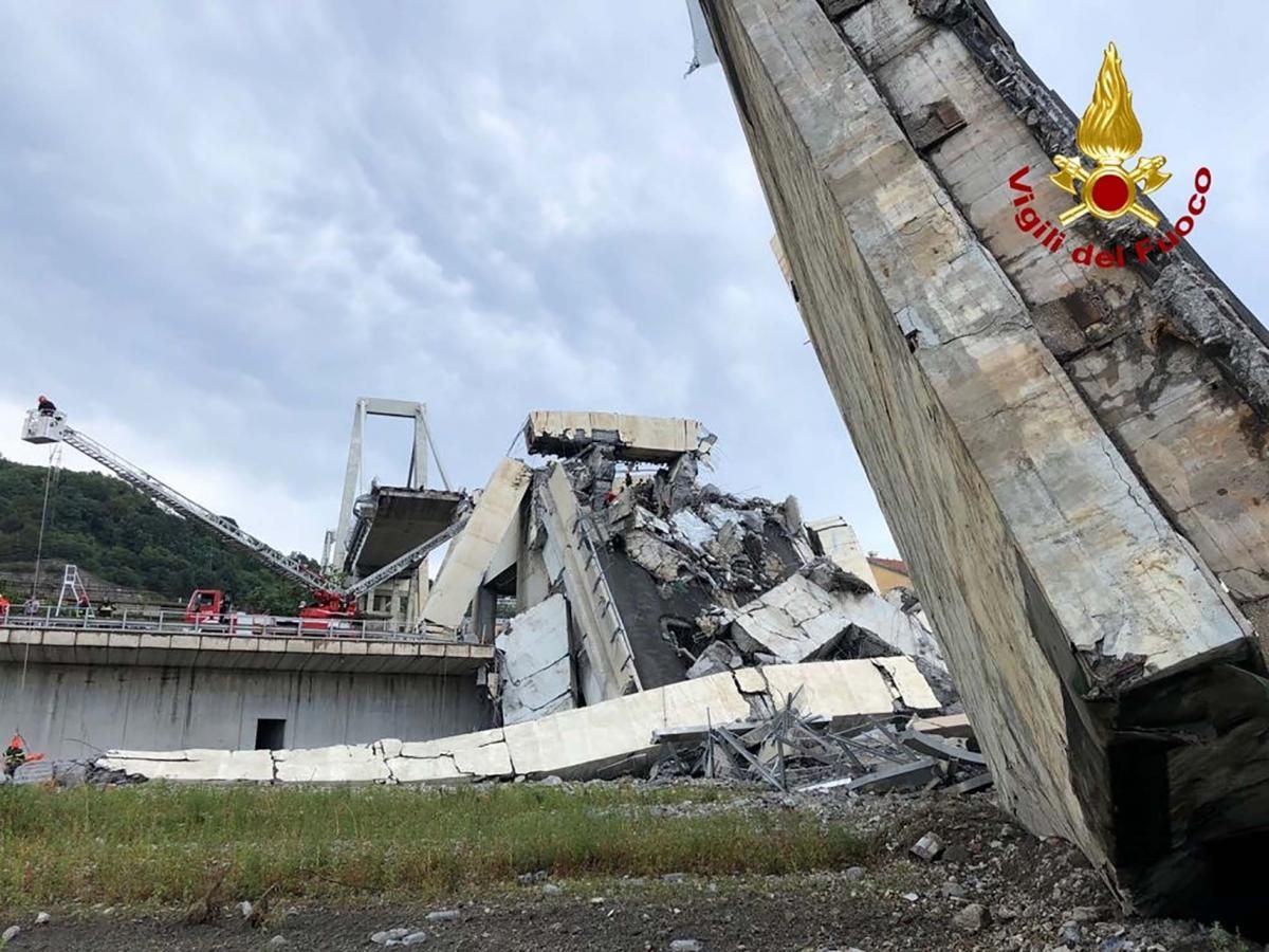 La tragedia de Génova en imágenes