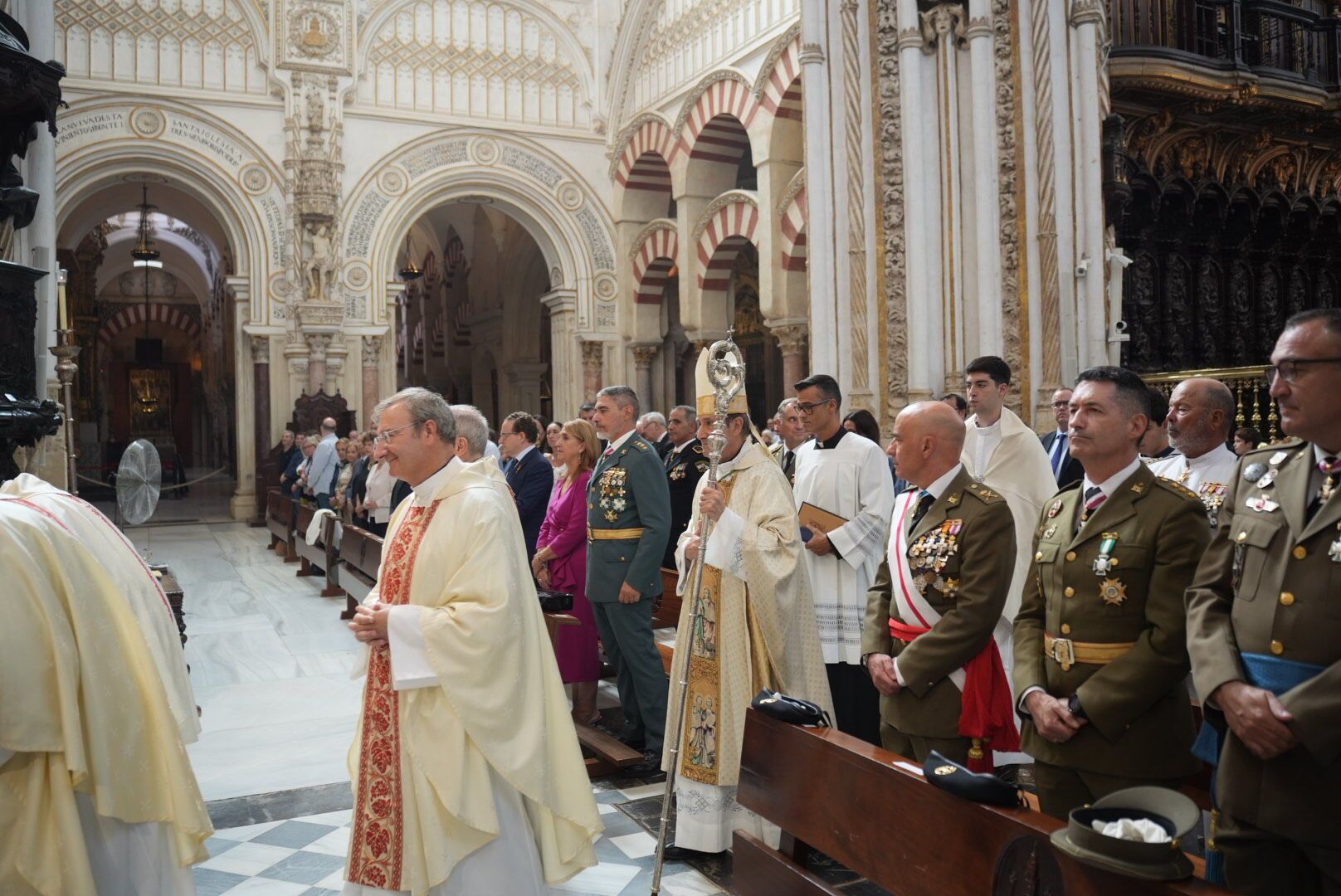 Mía del día de la patrona de la Guardia Civil en Córdoba
