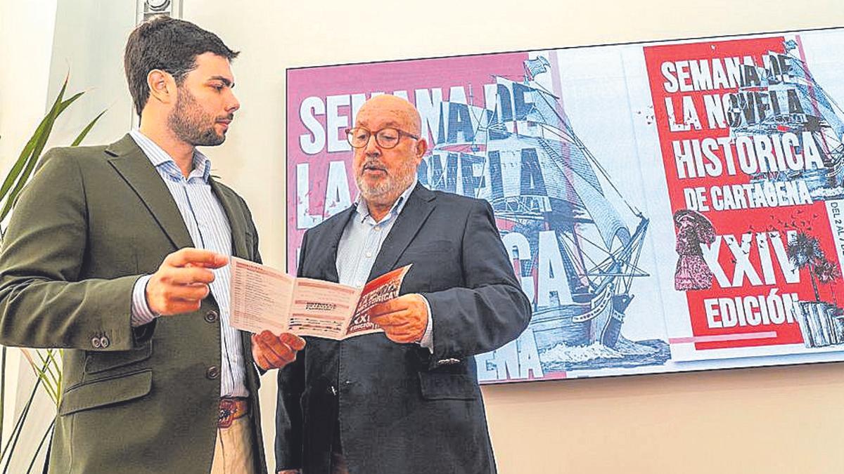 Nacho Jáudenes y Obdulio López durante la presentación