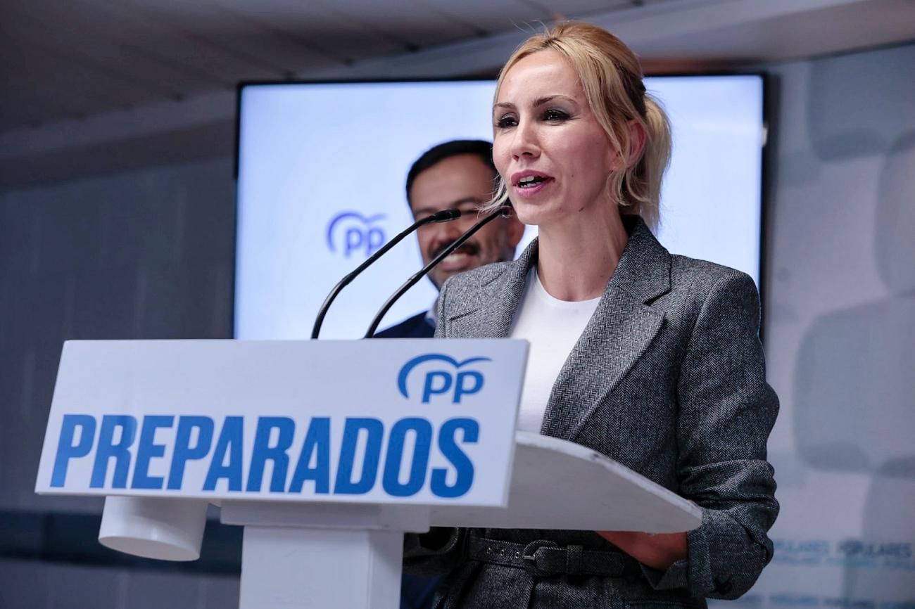 Presentación de la candidata al Parlamento como número 1, Rebeca Paniagua