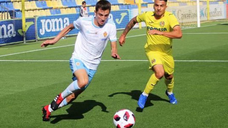 Pablo Casanova y Daniel Esmoría, durante el partido.