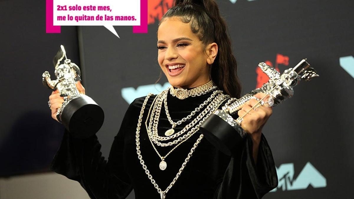 Rosalia mostrando sus dotes españolas en los VMA