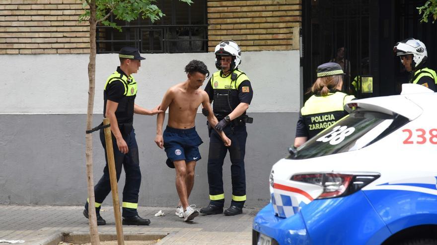 Dos detenidos por otro robo con mataleón en el centro de Zaragoza