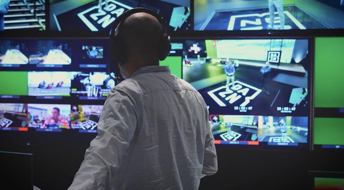 Imagen de un estudio de realización de DAZN.