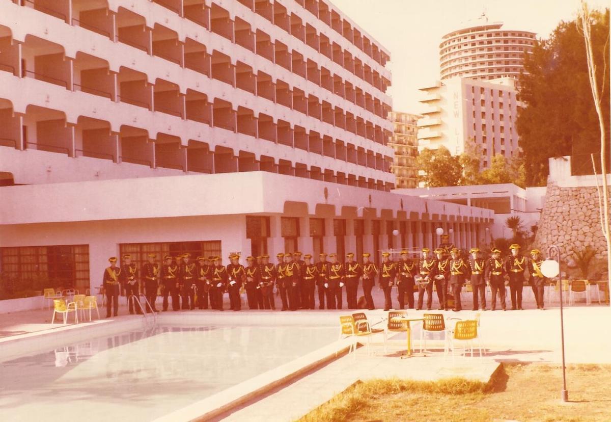 Hotel Poseidón, nov 1973. Hotel Poseidón, nov 1973.