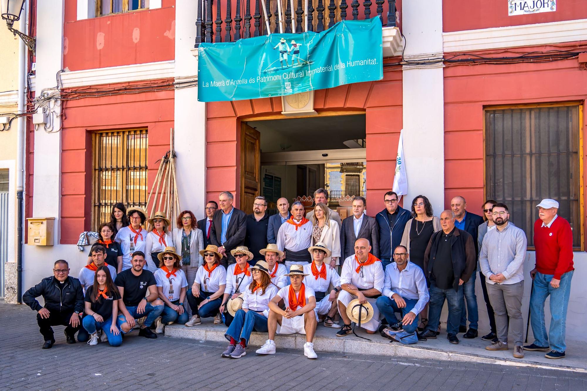 Antella festeja la declaración de la "maerà" como Patrimonio de la Humanidad