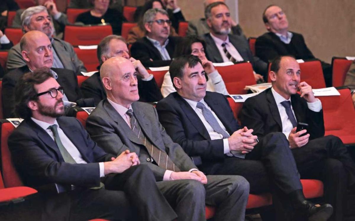 Aitor Moll, Pedro Pablo Alonso, Luis Andreu y Sebastián Oliver.