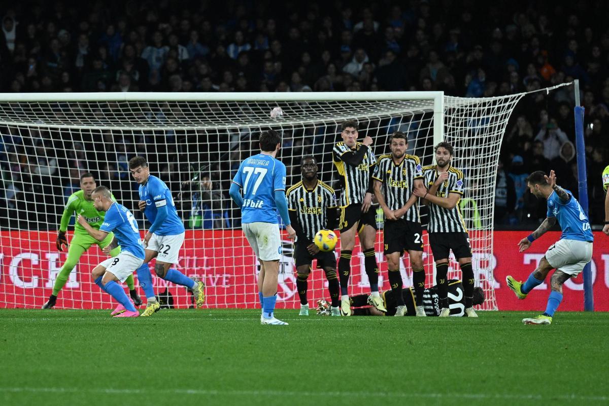 El Nápoles logró un triunfo muy importante ante la Juve