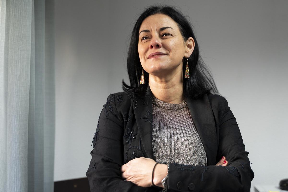Laura Martín, en su despacho de Cáceres.