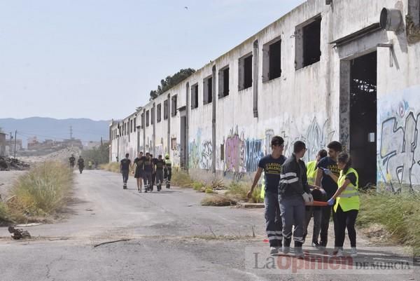 Simulacro de la UME en Alcantarilla