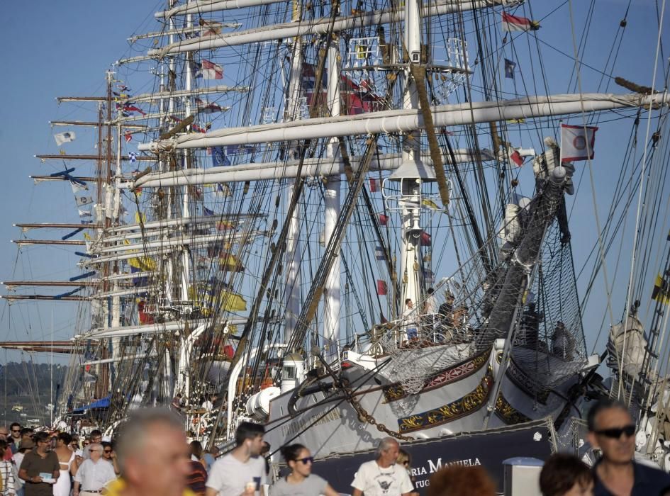 A Coruña, puerto final de la Tall Ships Races 2016