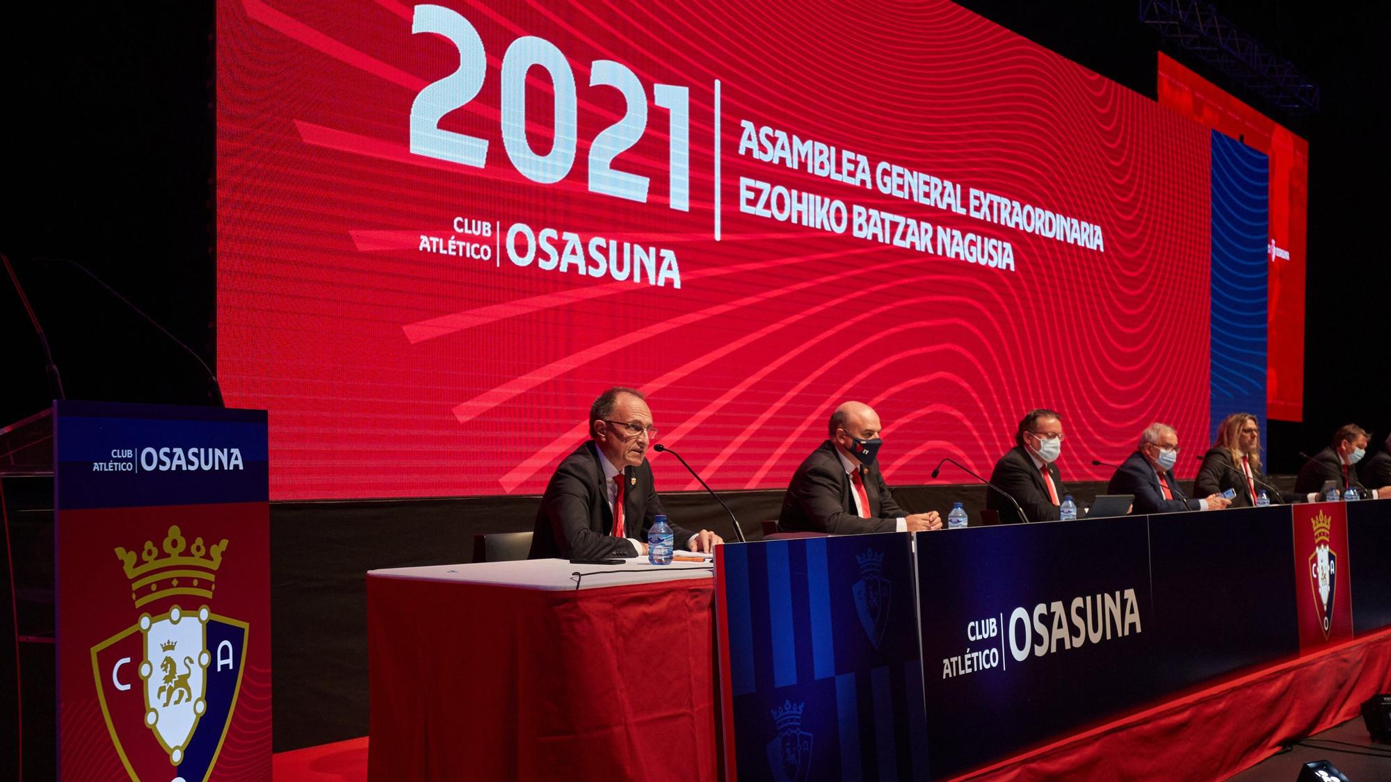 Osasuna celebró ayer la asamblea para decidir la adhesión o no al acuerdo de LaLiga y CVC