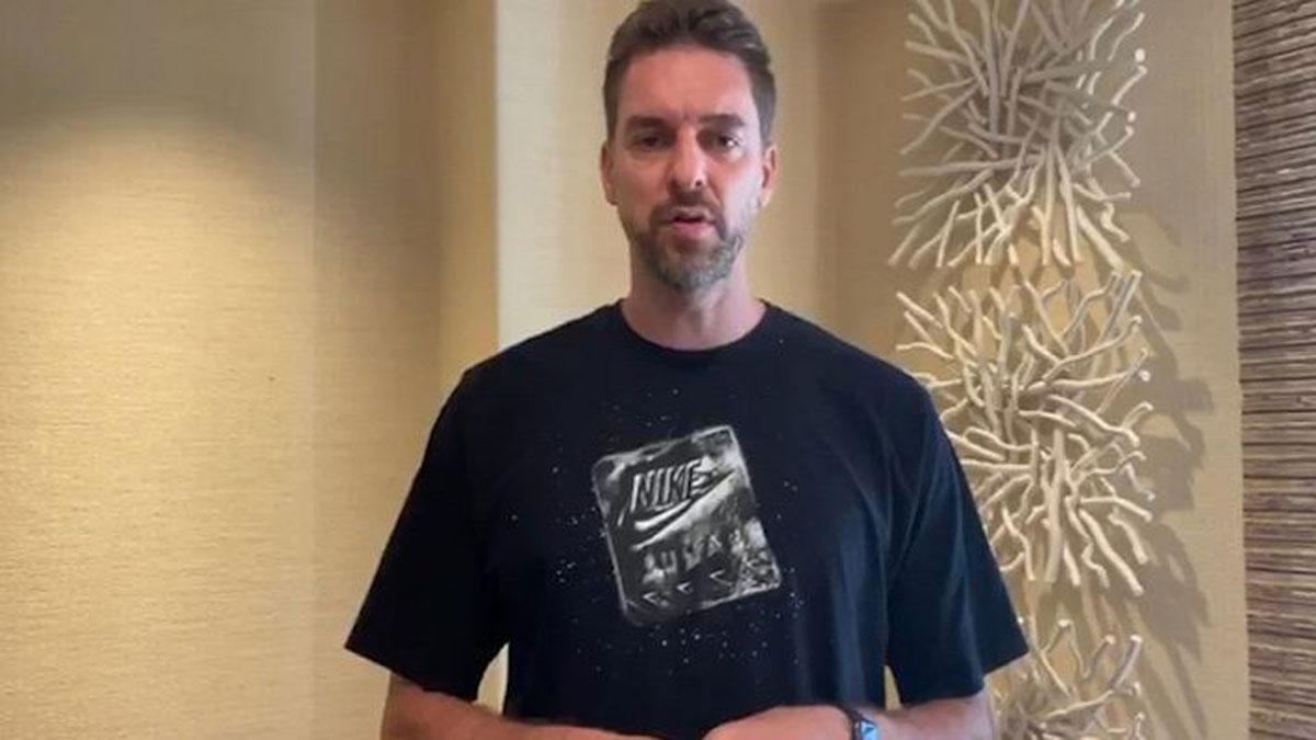 Pau Gasol: "Ahora tengo más margen para recuperar el pie"