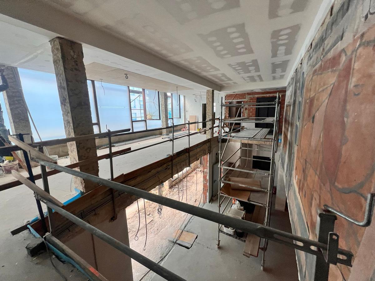 Así avanza la obra de "Los polesinos", futura escuela de 0 a 3 de La Pola