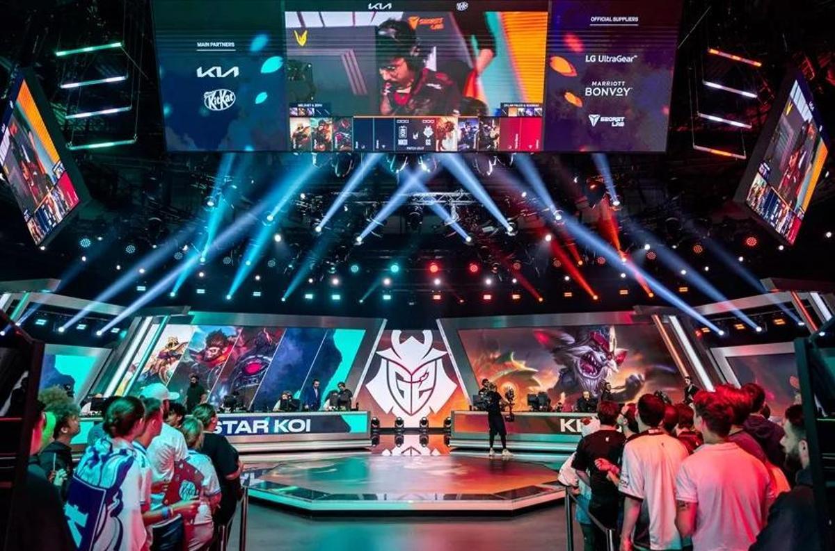 Fotografía tomada el 14 de septiembre 2025, durante la LEC EMEA 2025 en el Riot Games Arena en Berlín.