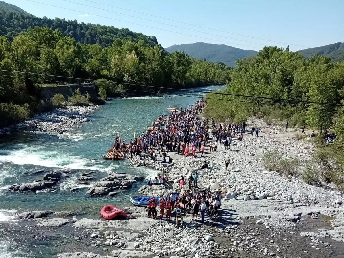 Imagen de un descenso de nabatas anterior.