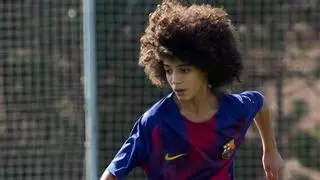 Adam Qaroual, el extremo más filigranero de La Masia, vuelve a brillar con eficacia