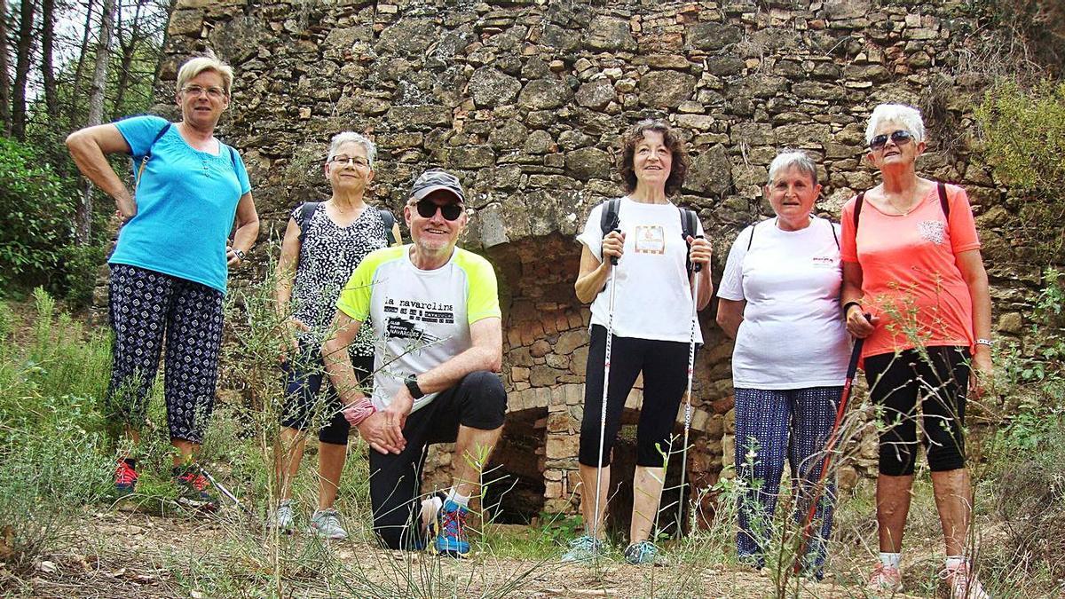 Matinal excursionista d’una colla de navarclins per la vall de les Generes | ARXIU PARTICULAR