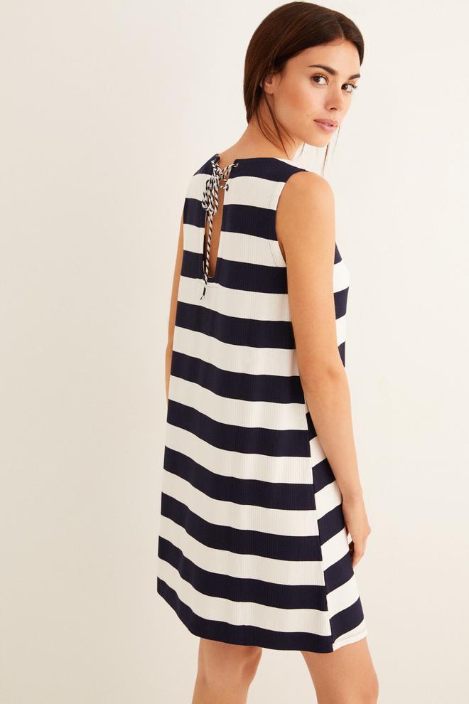 Vestido de rayas marineras, de Women'Secret