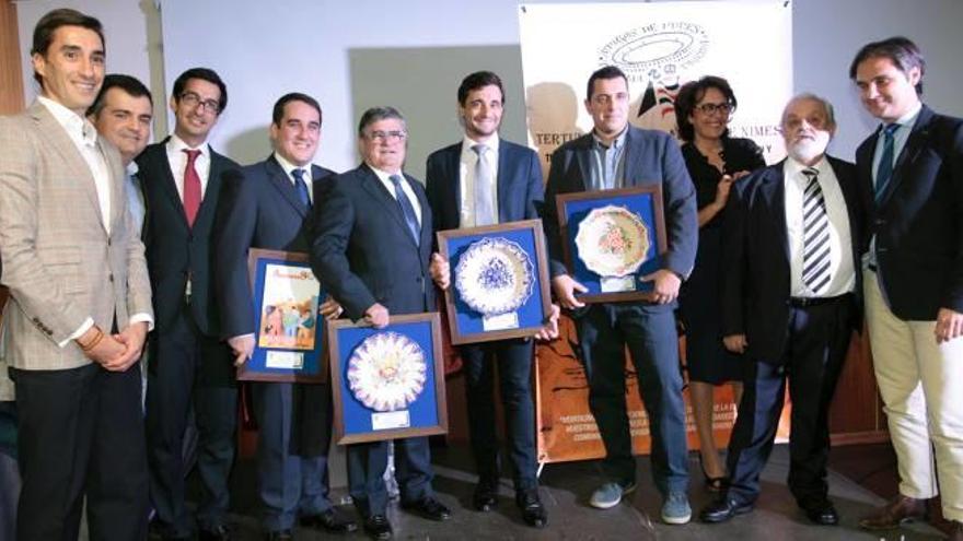 Imagen de los premiados en la XI Gala Taurina de Alicante.