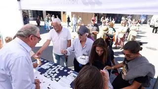 Pontevedra regala «merchandising» en pro del uso del gallego en el comercio local