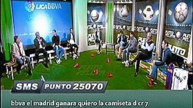 El debate de ayer del programa 'Punto pelota' (Intereconomía TV).
