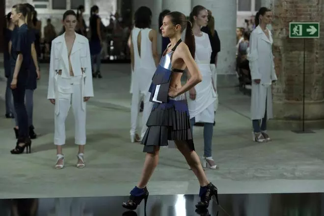 Desfilada de Txell Miras a la 080 Barcelona