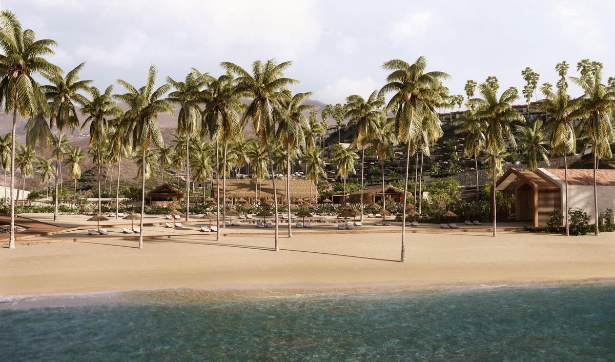 Club de playa afectado por la paralización de las obras en servidumbre de paso de la urbanización Cuna del Alma.