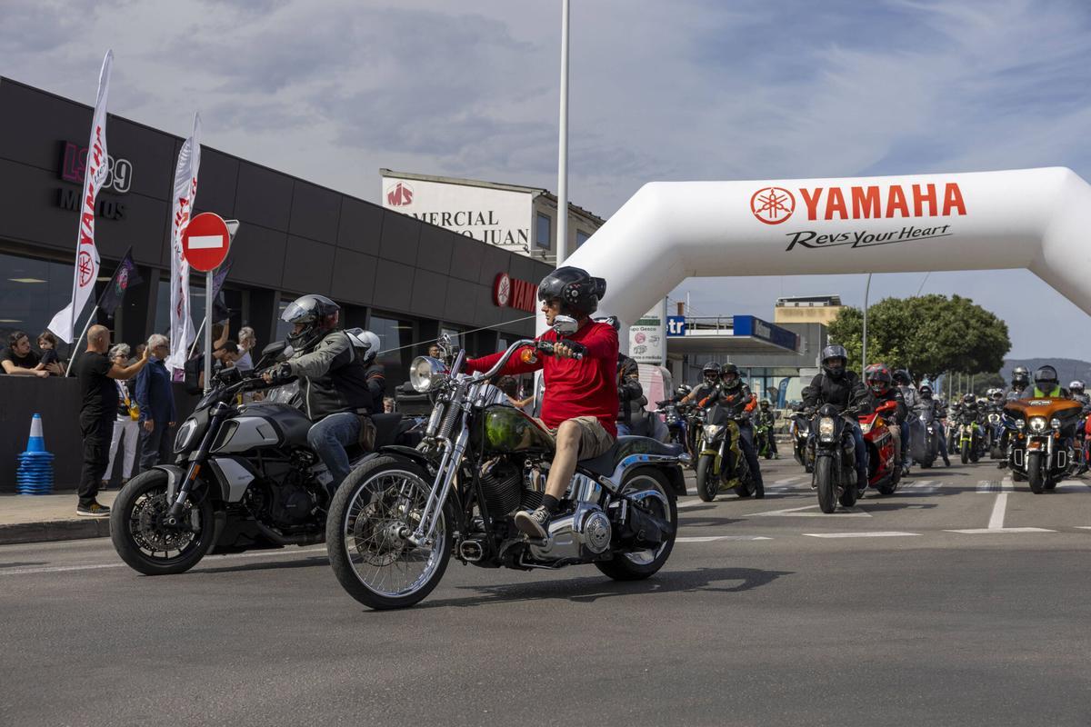 La décima edición de la Ruta Memorial Luis Salom ha congregado a algo más de 3.000 aficionados a las motos
