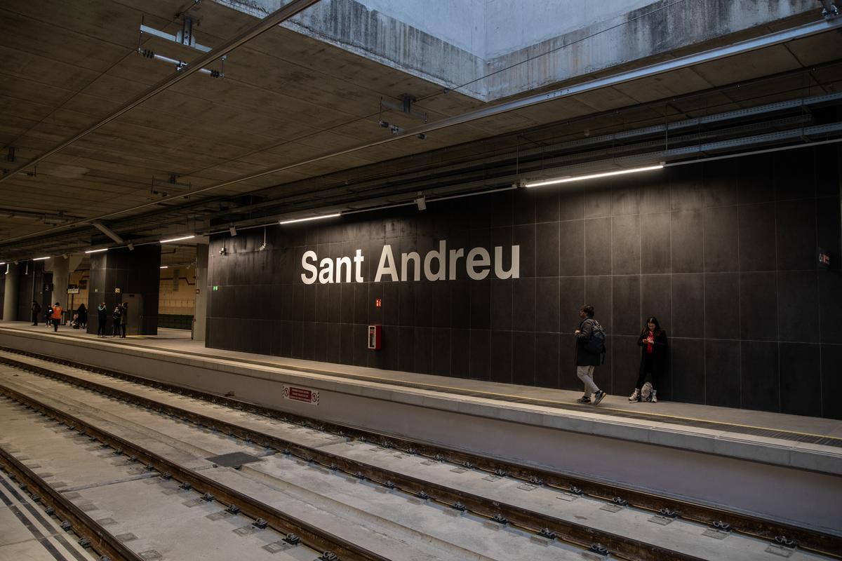 La estación de Rodalies de Sant Andreu entra en servicio