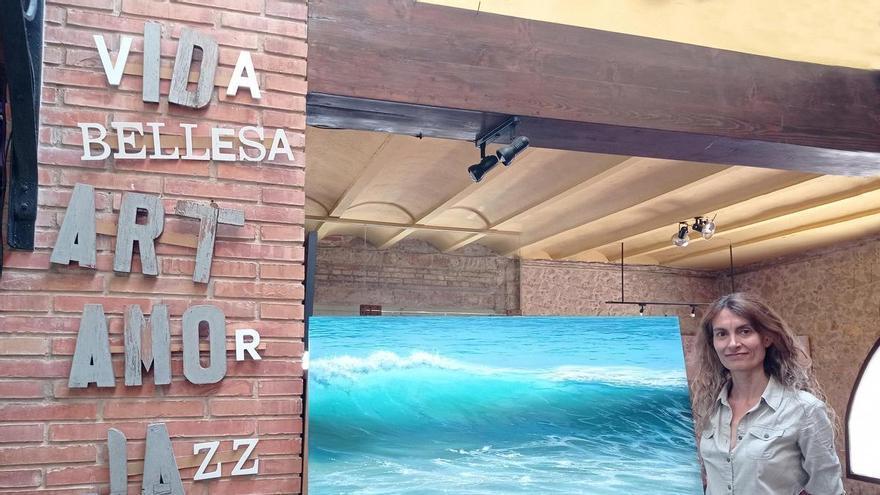 Beni Ballesta il·lumina el castell Carolingi de Sant Martí d'Empúries després de fer-ho a Venècia