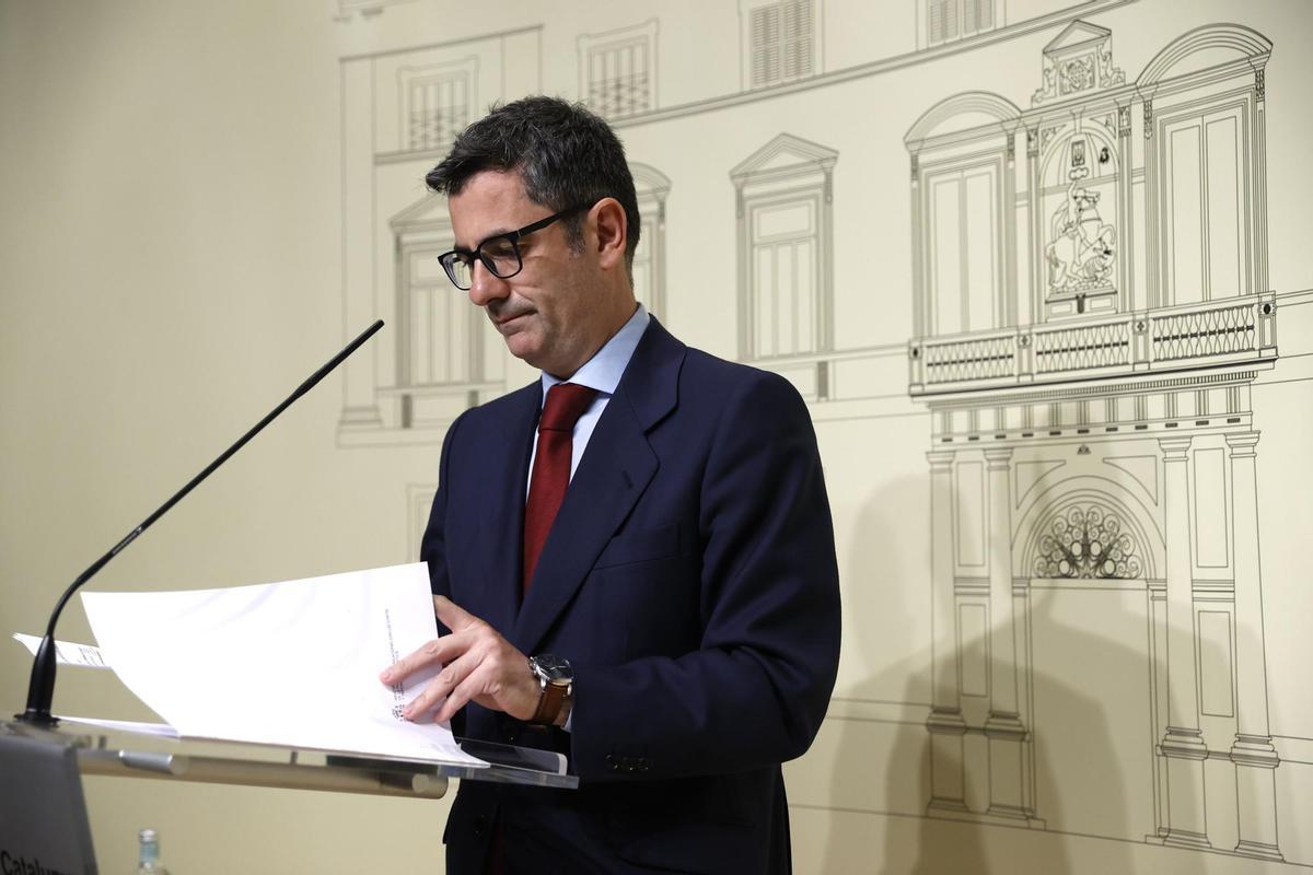 Bolaños espera «recuperar la confiança» del Govern català però comprèn la seva «inquietud» Bolaños espera «recuperar la confiança» del Govern català però comprèn la seva «inquietud»