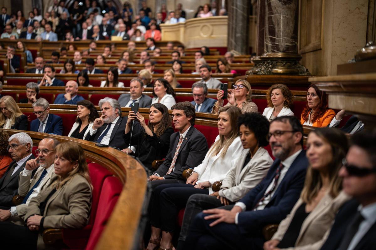 Pleno de constitución del Parlament de Catalunya tras elecciones del 12M