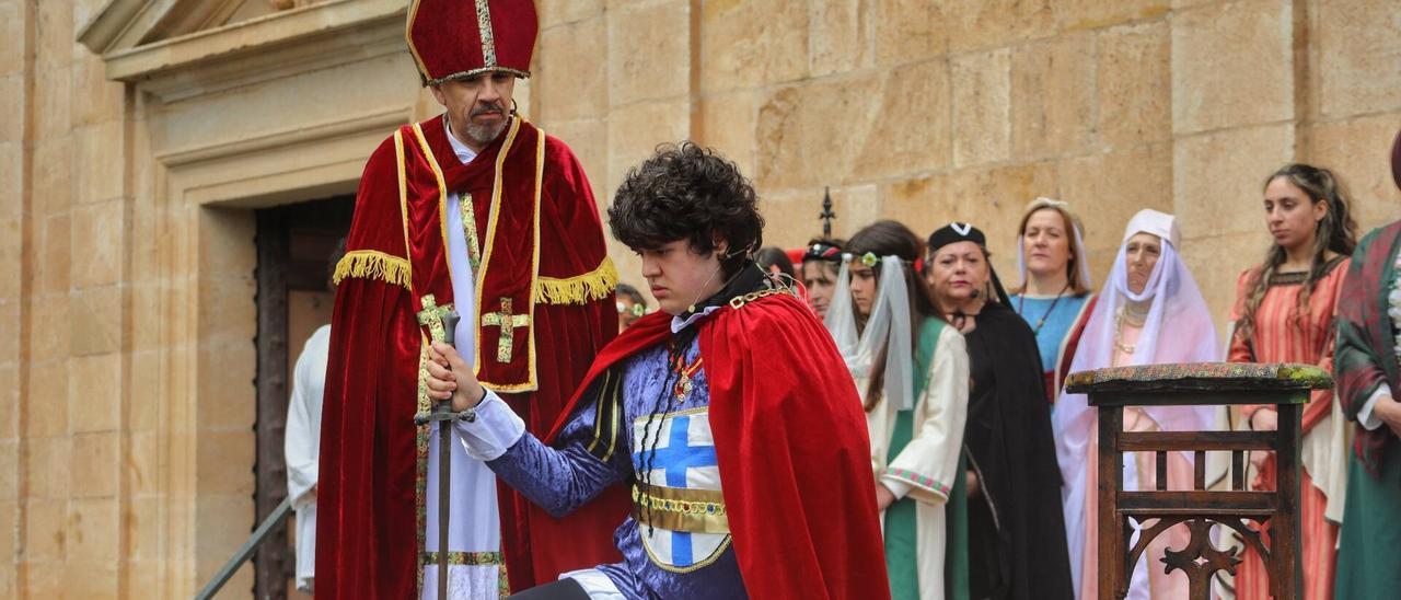 GALERÍA | Investidura como caballero de Afonso Henriques, primer rey de Portugal, en Zamora