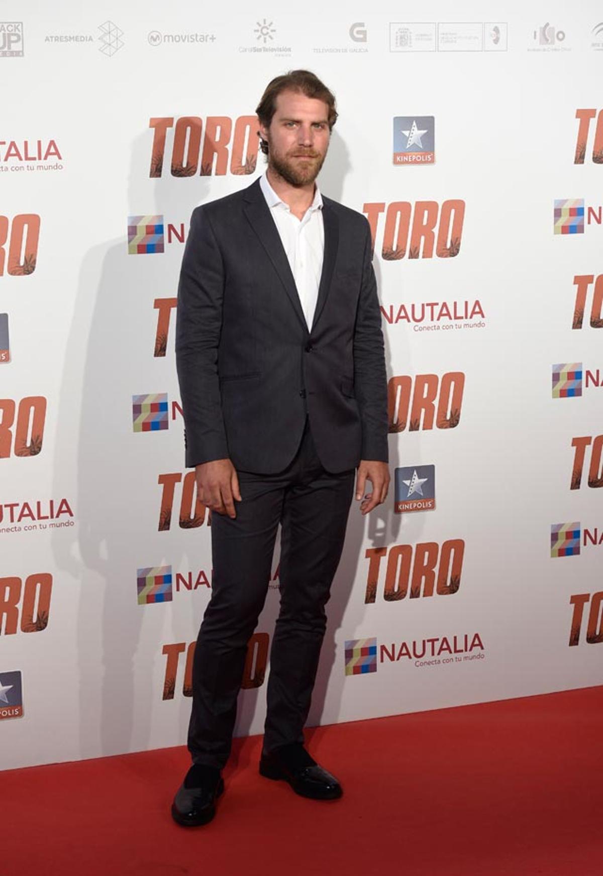 José Manuel Poga, en la première de Toro en Madrid.