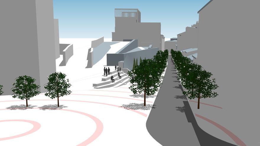 Vídeo | El alcalde de Cáceres presenta el proyecto de reforma de la plaza Marrón de Cáceres